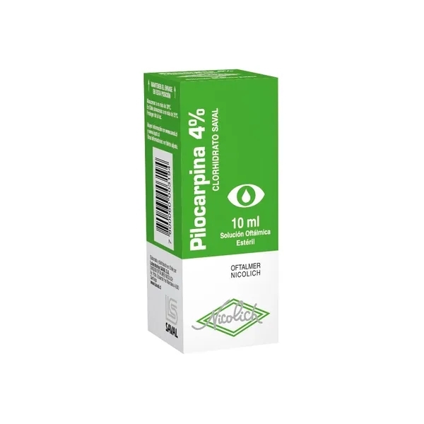 PILOCARPINA 4% X 10 ML SOLUCIÓN OFTÁLMICA (BE)