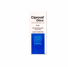 CIPROVAL SOL OTI 0,3% X 5 ML