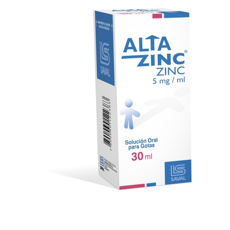 Alta Zinc 5 mg gotas x 30 ml