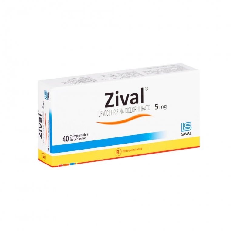 ZIVAL  5 MG X 40 COMPRIMIDOS