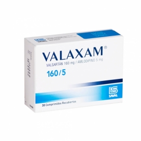 VALAXAM 160/5 X 30 COMPRIMIDOS