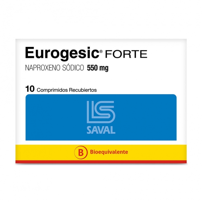 Eurogesic Forte 550 mg x 10 comprimidos