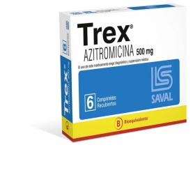 TREX 500 MG X 6 COMPRIMIDOS