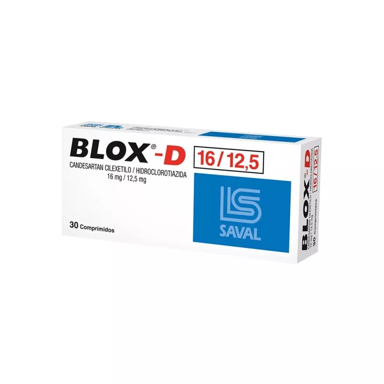 BLOX-D  16/12,5 MG X 30 COMPRIMIDOS