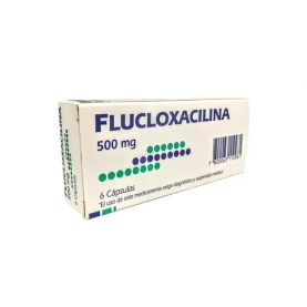 FLUCLOXACILINA COM 500 MG X...