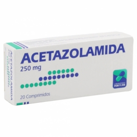 ACETAZOLAMIDA COM 250 MG X 20 MINT