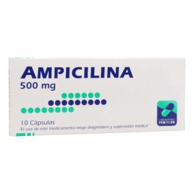 Ampicilina 500 mg x 10...