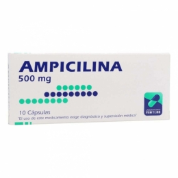 Ampicilina 500 mg x 10 Capsulas