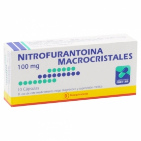 Nitrofurantoina 100 mg x 10...