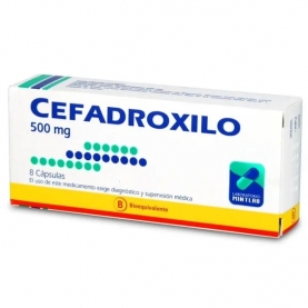 CEFADROXILO CAP 500 MG X 8...