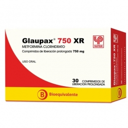 GLAUPAX XR 750 MG X 30 COMPRIMIDOS