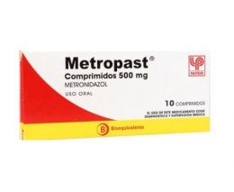 METROPAST COM 500 MG X 10 (BE)