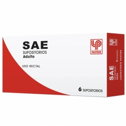 SAE ADULTO X 6 SUPOSITORIOS