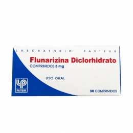 FLUNARIZINA COM 5 MG X 30 PAST