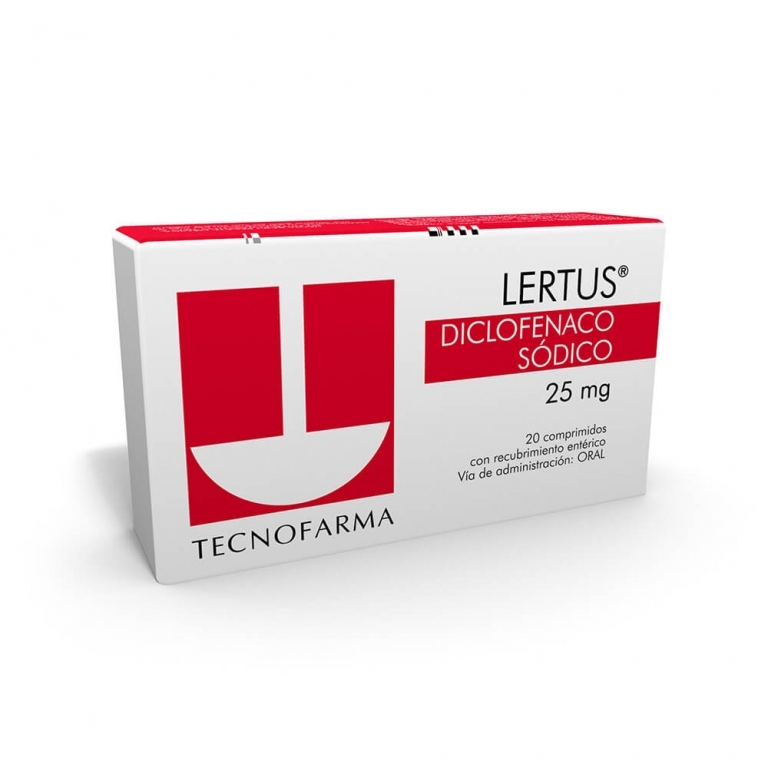 LERTUS COM 25 MG X 20