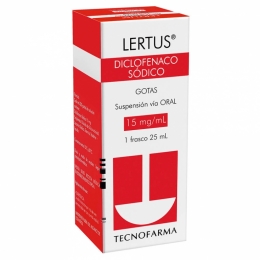 LERTUS GTS 15 MG/ML X 25 ML