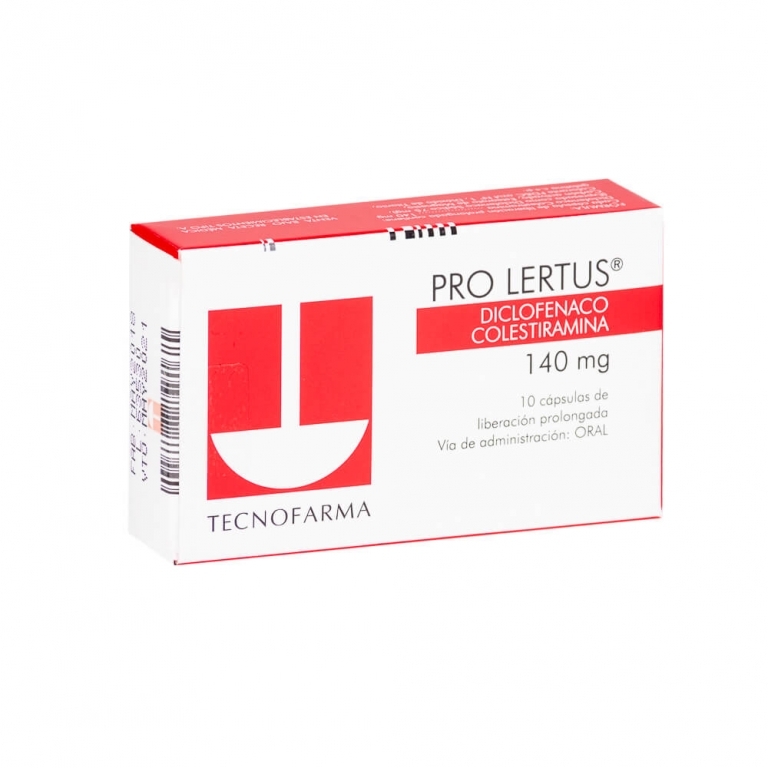 PRO-LERTUS 140 MG X 10 CÁPSULAS