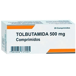 TOLBUTAMIDA COM 500 MG X 20 