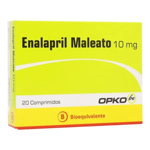 ENALAPRIL 10 MG X 20 COMPRIMIDOS (BE)