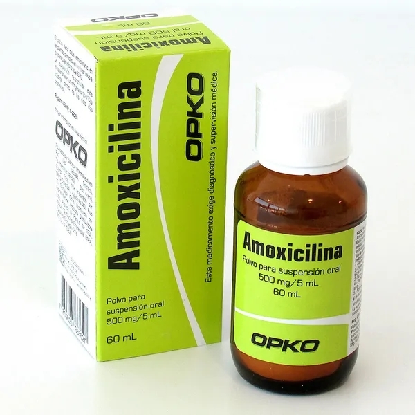 Amoxicilina Suspensión Oral 500 mg x 60 ml