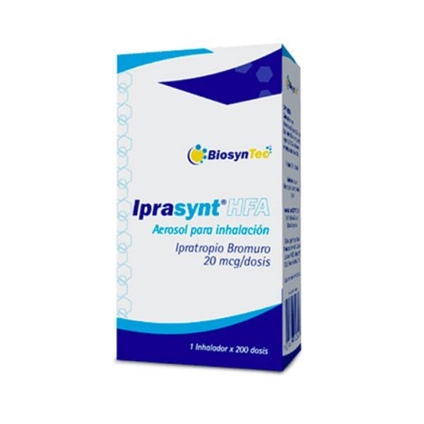 IPRASYNT HFA INHALADOR 20 MCG X 200 DOSIS