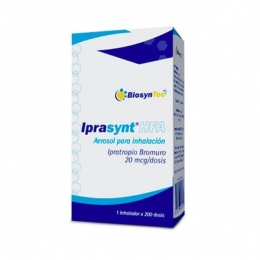 IPRASYNT HFA INHALADOR 20 MCG X 200 DOSIS