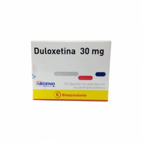 DULOXETINA CAP 30 MG X 30 ASCEND (BE)