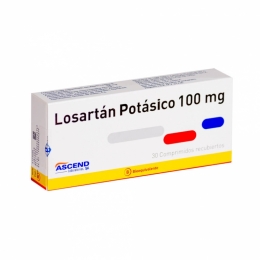 LOSARTAN 100 MG X 30 COMPRIMIDOS RECUBIERTOS