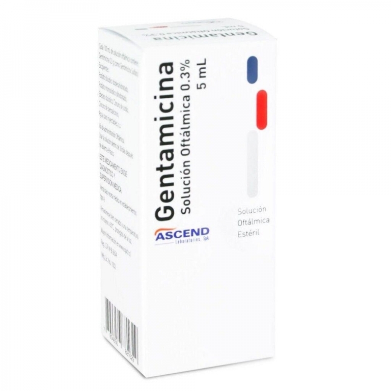 GENTAMICINA SOL OFT 0,3% X 5 ML ASCEND