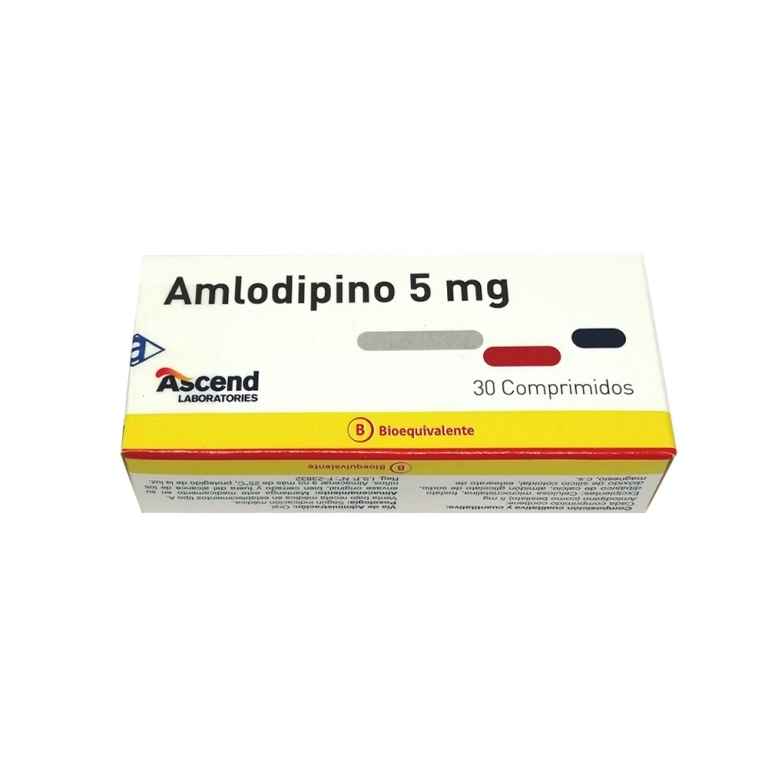 Amlodipino 5 mg x 30 comprimidos