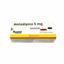 Amlodipino 5 mg x 30 comprimidos