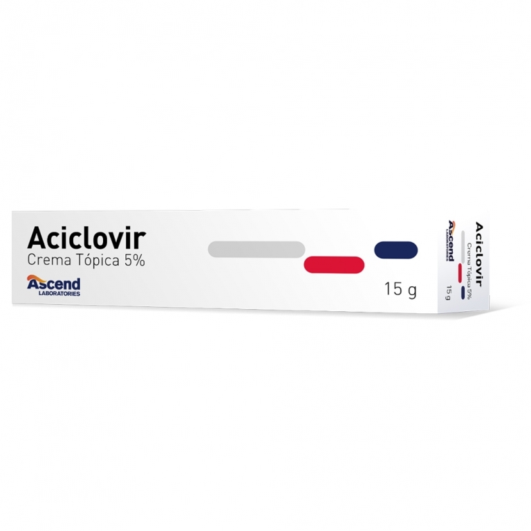 Aciclovir crema 5% x 15 gr
