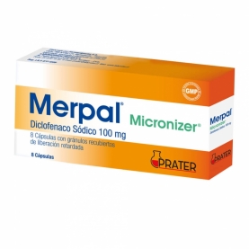 Merpal Micronizer 100 mg x 8 cápsulas