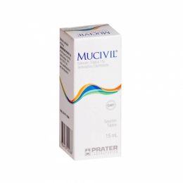 Mucivil Solución Tópica 1% x 15 ml