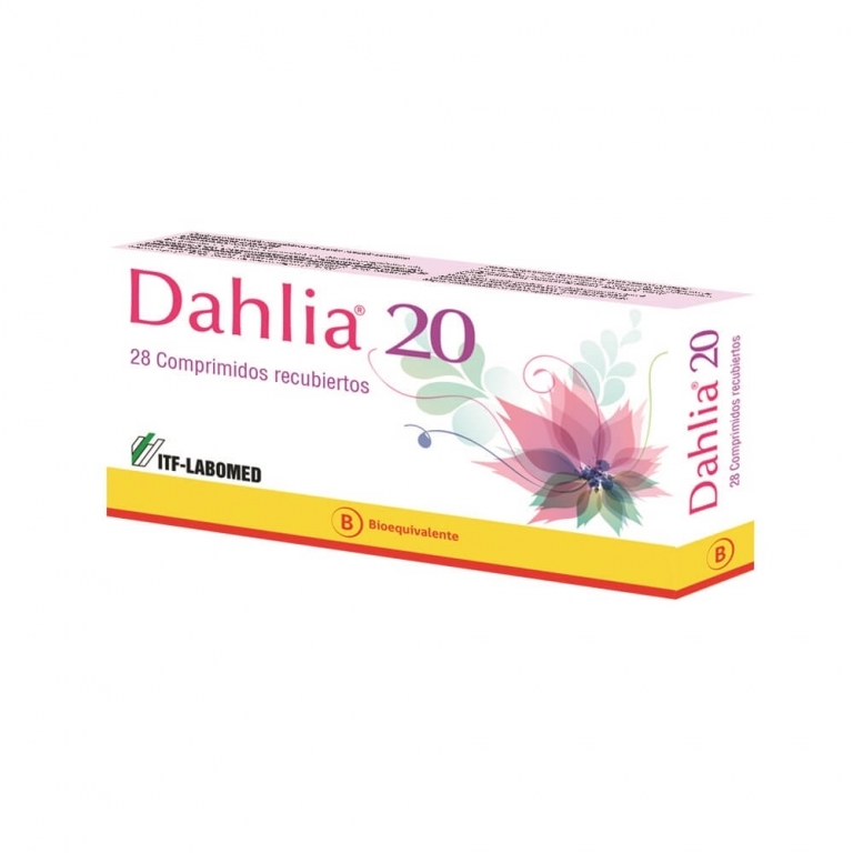 DAHLIA 20 x 28 COMPRIMIDOS