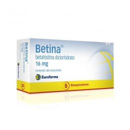BETINA  16 MG X 30 COMPRIMIDOS