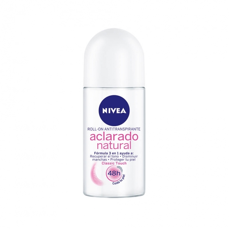 NIVEA DEO ROLLON ACLARADO NATURAL CLASIC TOUCH X 50 ML