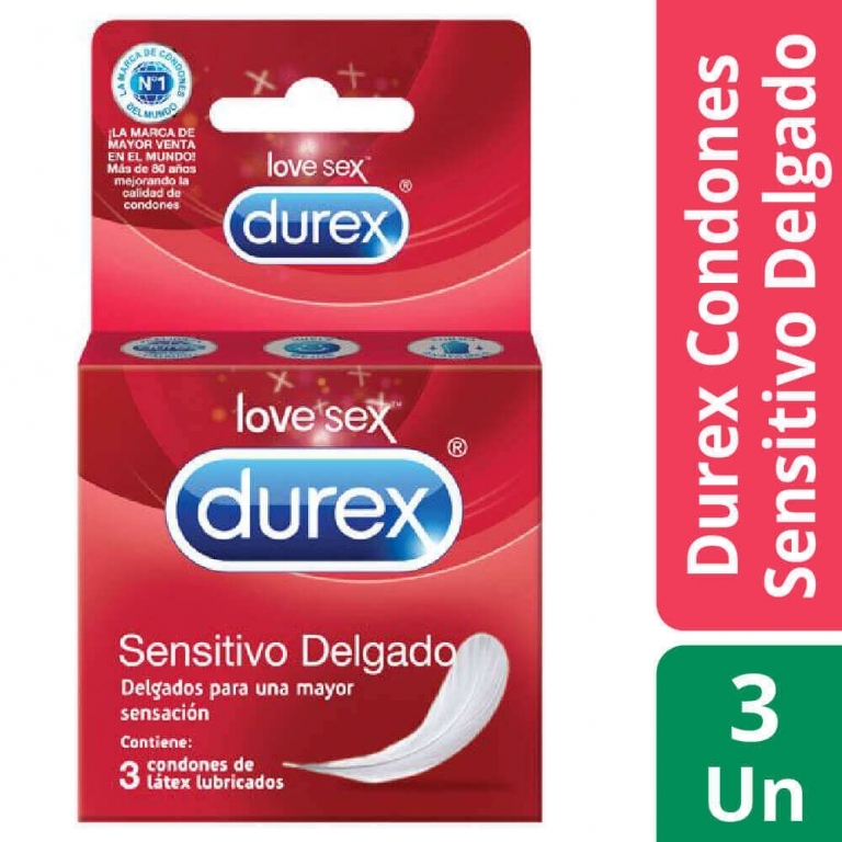 DUREX SENSIT DELGADO X 3 PRESERV (DM)