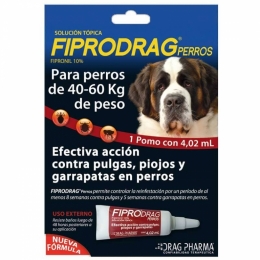 FIPRODRAG PERRO 40-60KG PIP 4,02 ML X 1