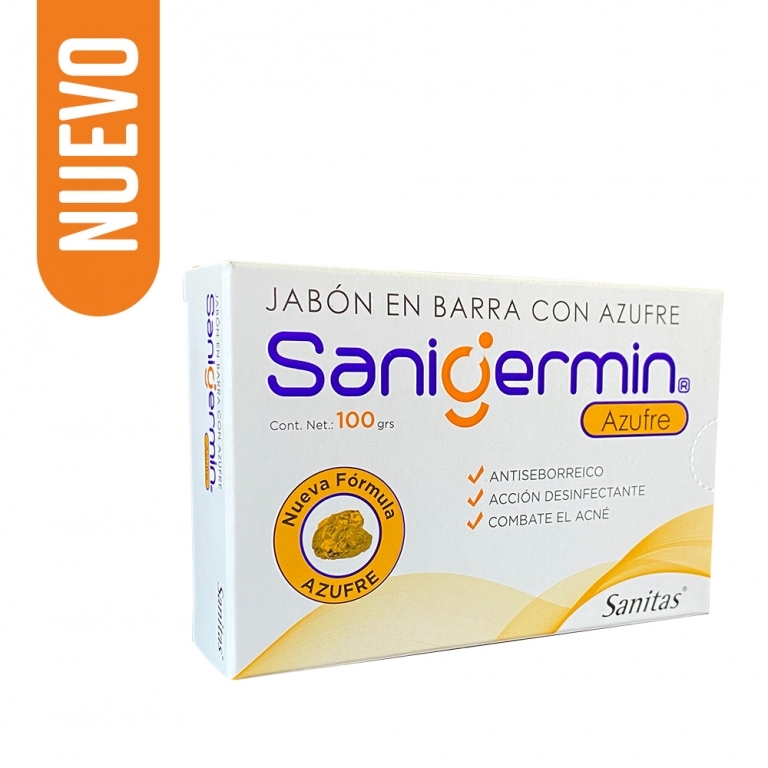 SANIGERMIN AZUFRE JAB 1% X 100 GR