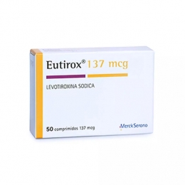 EUTIROX 137 MCG X 50 COMPRIMIDOS