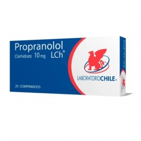 PROPRANOLOL COM 10 MG X 20...