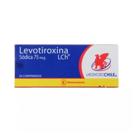 LEVOTIROXINA 75 MCG X 56 COMPRIMIDOS