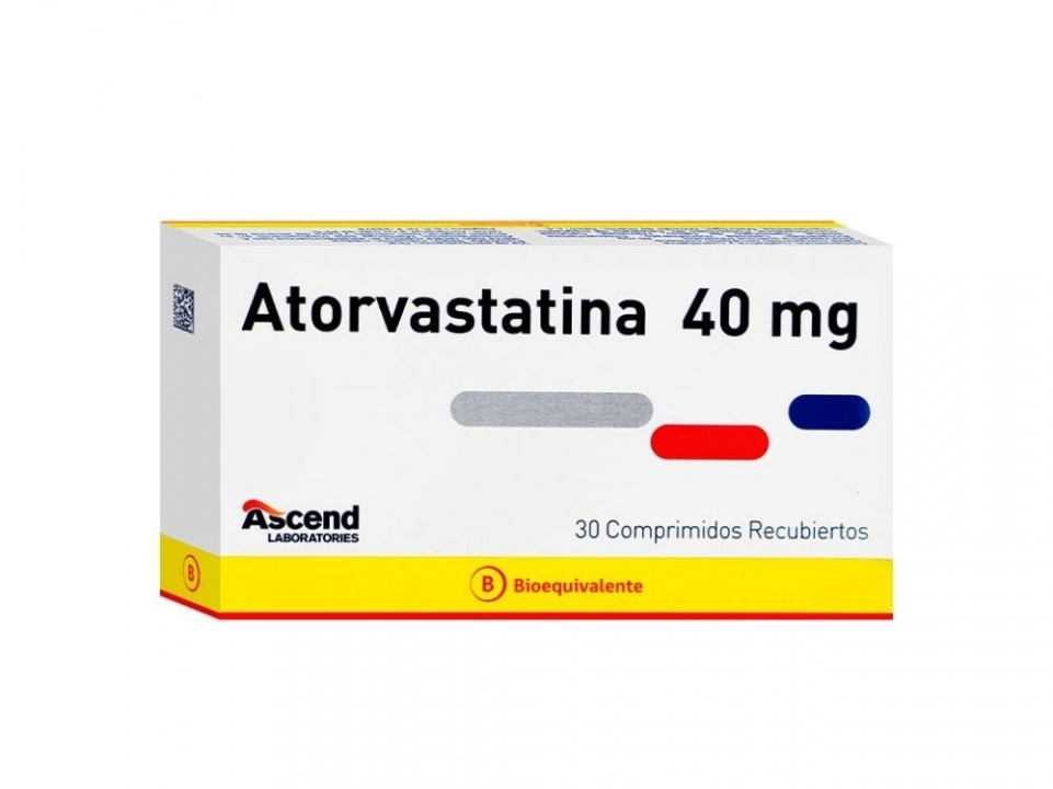 ATORVASTATINA COM 40 MG X 30 