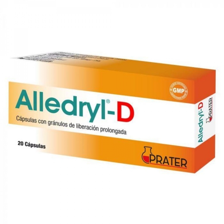 ALLEDRYL-D  X 20 CAPSULAS