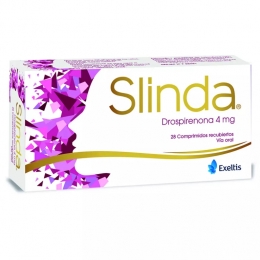 SLINDA 4 MG  X 28 COMPRIMIDOS RECUBIERTOS