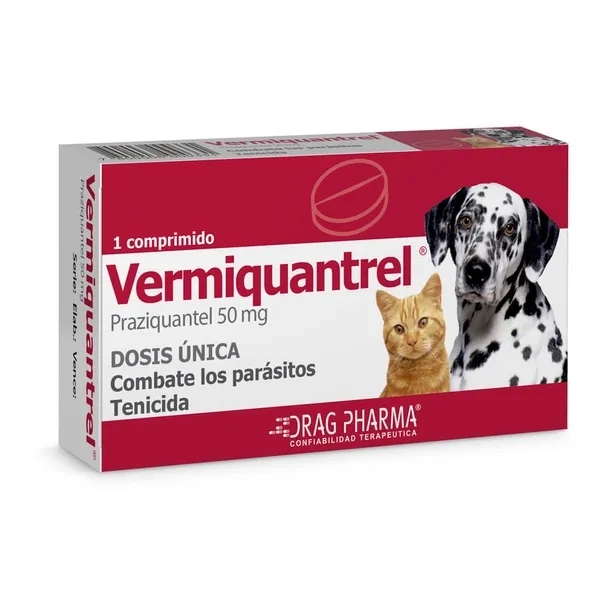 VERMIQUANTREL COM 50 MG X 1