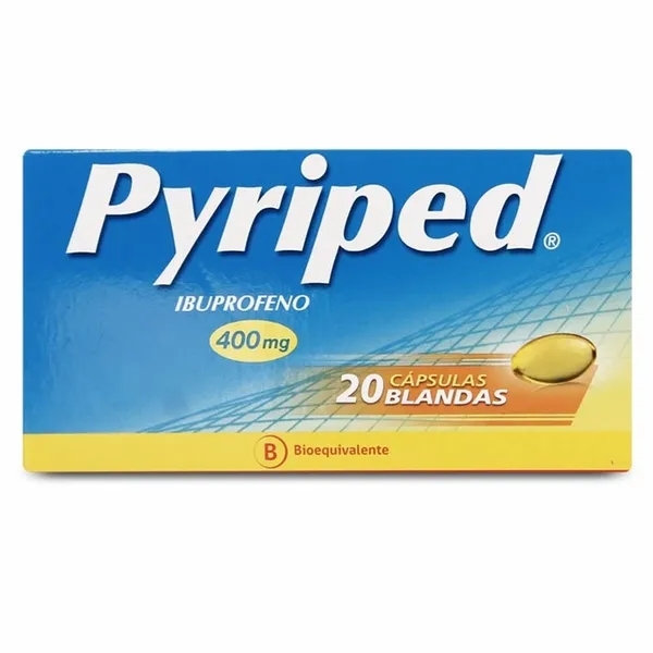 PYRIPED  400 MG X 20 CAPSULA