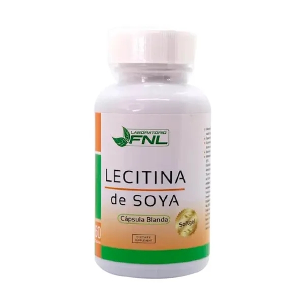 Lecitina de soya 1200 mg x 60 cápsulas blandas