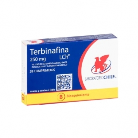 TERBINAFINA COM 250 MG X 28 CHILE (BE)